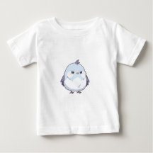 Lindo Passarinho Kawaii Gordinho de Desenho - Ador