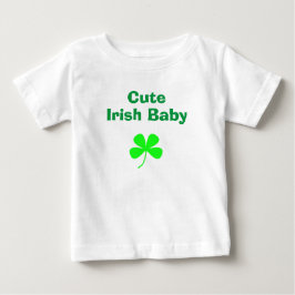 Camiseta Para Bebê Lindo Trevo Verde Irlandês Dia de São Patrício