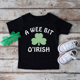 Camiseta Para Bebê Lindo Um Pouquinho De Verde Irlandês Dia De São Pa