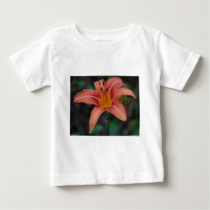 Camiseta Para Bebê Lindos Artigos e Presentes de Hemerocallis Cor de