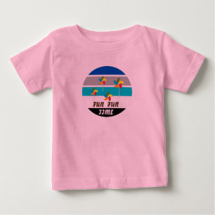 Camiseta Para Bebê Lindos Bebês Rosa