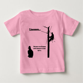 Camiseta Para Bebê Lineman Porque