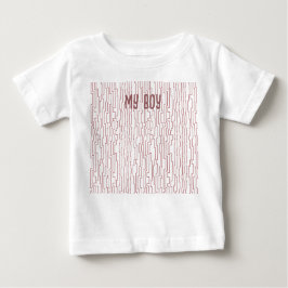 Camiseta Para Bebê Linhas Circuito