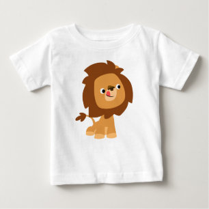 Camiseta Para Bebê Lion Baby T-Shirt - Um Quinto Caricatura Ganancios