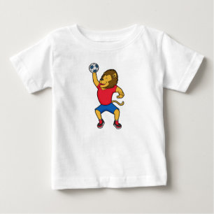 Camiseta Para Bebê Lion Handball