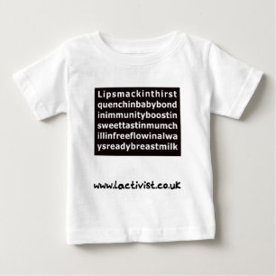 Camiseta Para Bebê Lipsmakinthirstquenching…