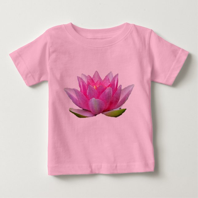 Camiseta Para Bebê Lírio de água infantil (Frente)