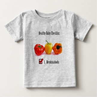 Camiseta Para Bebê Lista de verificação (filipina) saudável do bebê