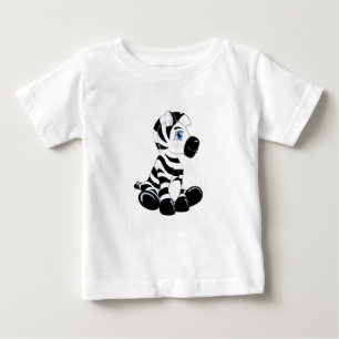 Camiseta Para Bebê Listra a zebra do bebê