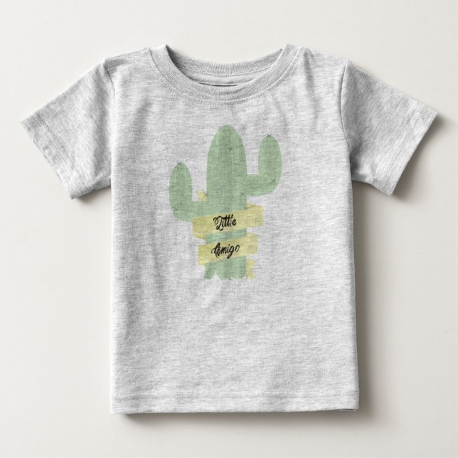 Camiseta Para Bebê Little Amigo (Frente)