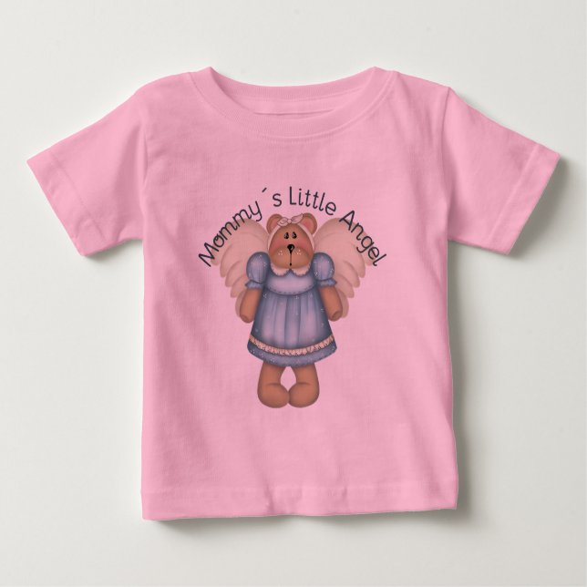 Camiseta Para Bebê Little Angel (Frente)