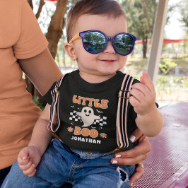 Camiseta Para Bebê Little Boo, Cute Halloween