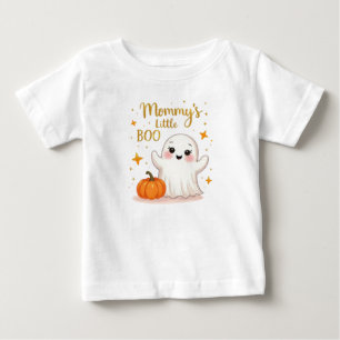 Camiseta Para Bebê Little BOO Halloween Toddler, mamãe