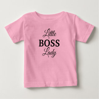 Camiseta Para Bebê Little Boss Lady