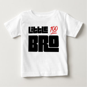 Camiseta Para Bebê 💯 Little Bro