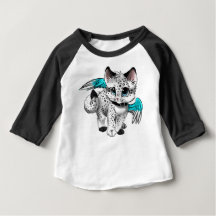 Little Cartoon Angel Cat