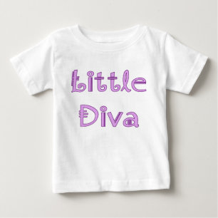 Camiseta Para Bebê Little Diva