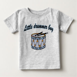 Camiseta Para Bebê little drummer boy