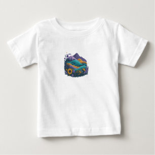Camiseta Para Bebê Little Explorer Baby T-Shirt da Natureza