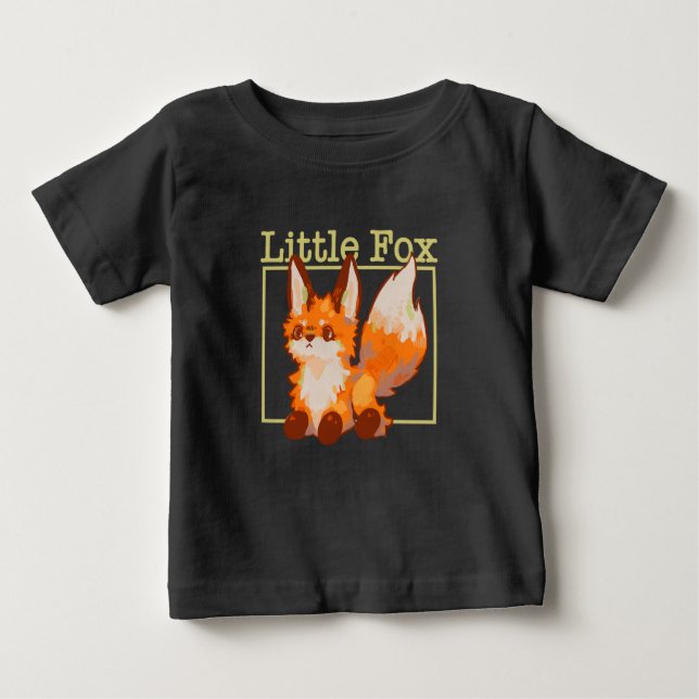 Camiseta Para Bebê Little Fox, Kleine Vos romper (Frente)