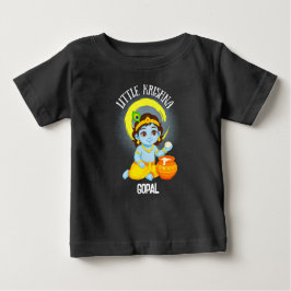Camiseta Para Bebê Little Krishna
