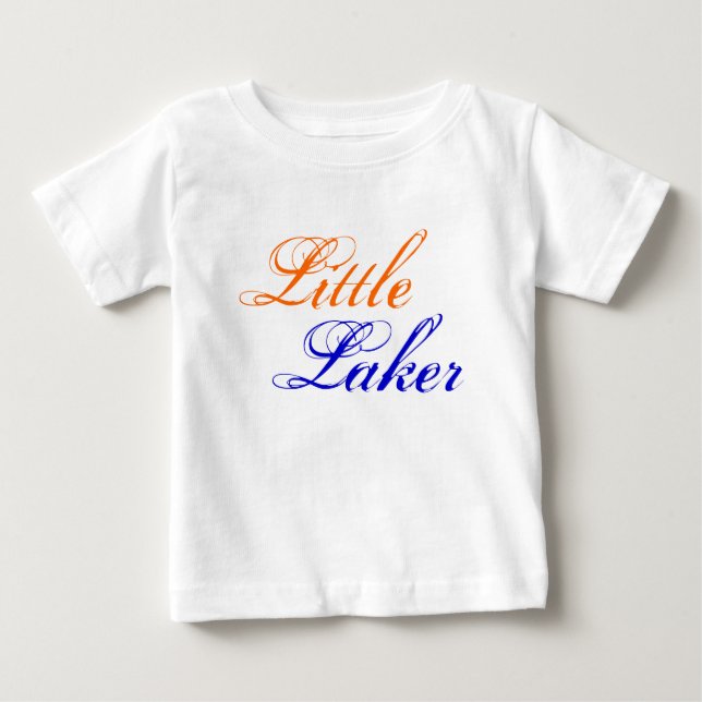 Camiseta Para Bebê Little Laker (Frente)