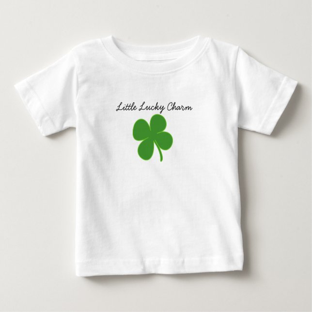 Camiseta Para Bebê Little Lucky Charm (Frente)