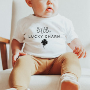 Camiseta Para Bebê Little Lucky Charm Clover