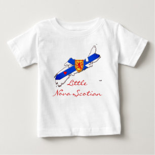 Camiseta Para Bebê Little Nova Escotian Nova Scotia Halifax Dartmouth