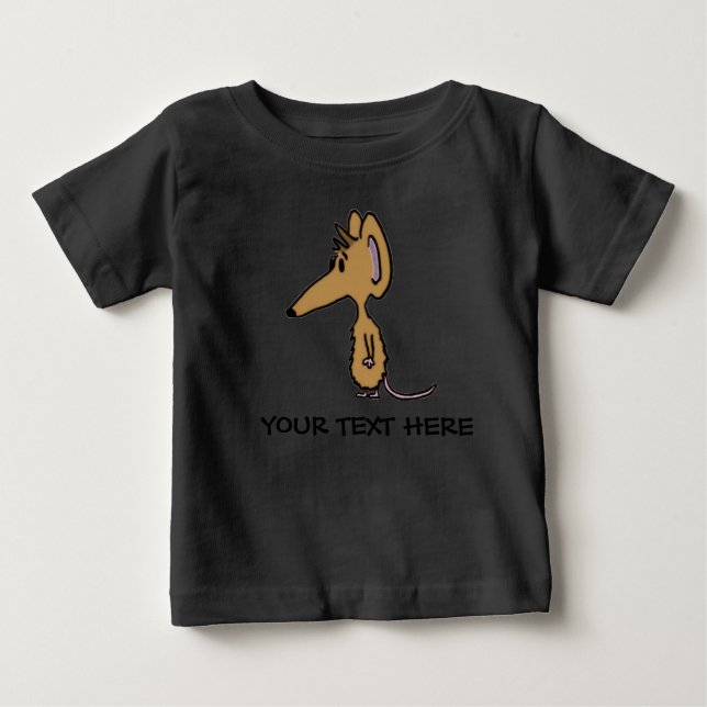 Camiseta Para Bebê Little Rat Creeper (Frente)