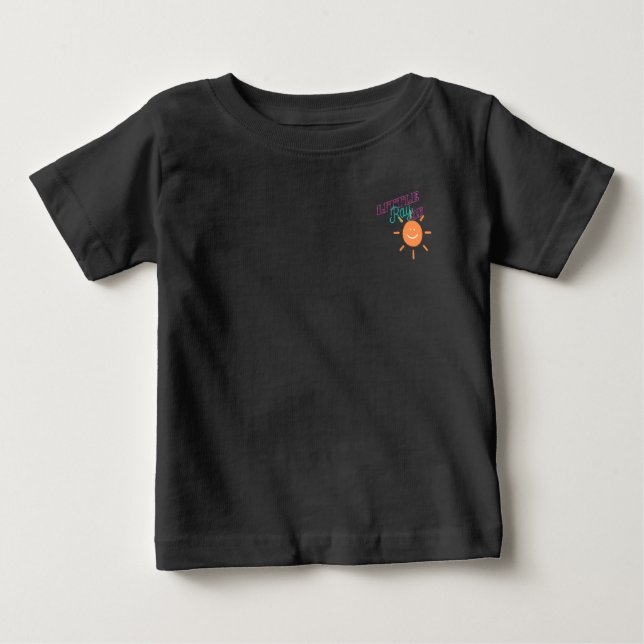 Camiseta Para Bebê Little Ray of Sunshine (Frente)