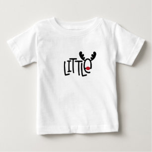 Camiseta Para Bebê Little Reindeer Christmas