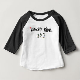 Camiseta Para Bebê Little Zombie Kidz