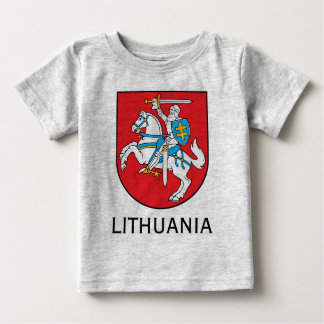 Camiseta Para Bebê Lituânia - Lietuva - Vytis
