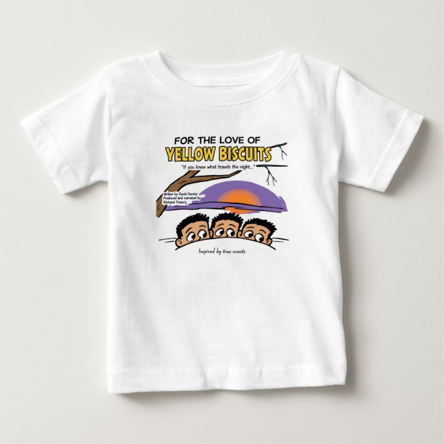 Camiseta Para Bebê Livro de áudio afro-americano (Frente)