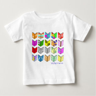 Camiseta Para Bebê Livros!