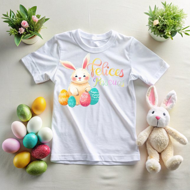 Camiseta Para Bebê LLegaron las Pascuas (Criador carregado)