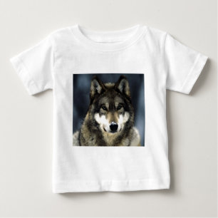 Camiseta Para Bebê Lobo