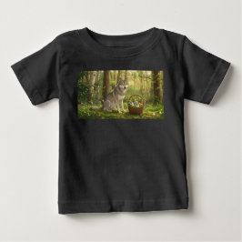 Camiseta Para Bebê Lobo da Páscoa 