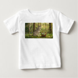 Camiseta Para Bebê Lobo da Páscoa 