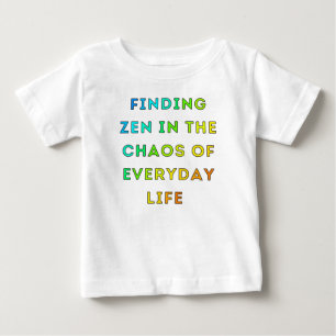 Camiseta Para Bebê Localizando Zen