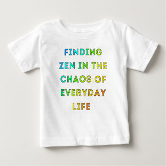 Camiseta Para Bebê Localizando Zen