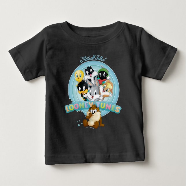Camiseta Para Bebê Logo Baby LOONEY TUNS™ | É tudo pessoal (Frente)