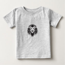 Camiseta Para Bebê Logotipo da cabeça dos leões