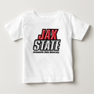 Camiseta Para Bebê Logotipo da Jacksonville State University JAX STAT