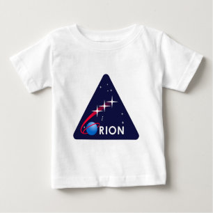 Camiseta Para Bebê Logotipo da NASA Orion