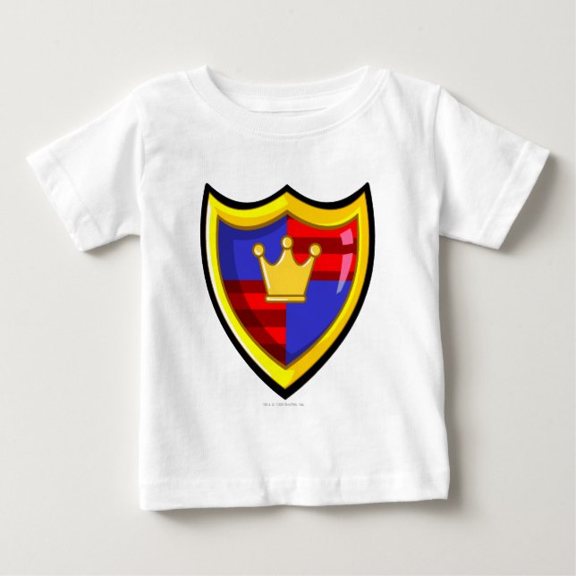 Camiseta Para Bebê Logotipo de Meridell da equipe (Frente)
