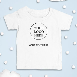 Camiseta Para Bebê Logotipo de Promocional personalizado - Sem pedido