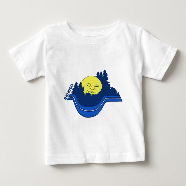 Camiseta Para Bebê Logotipo de Rio Nido (Frente)