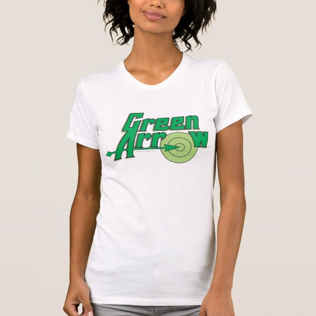 Camiseta Para Bebê Logotipo de seta verde (Frente)